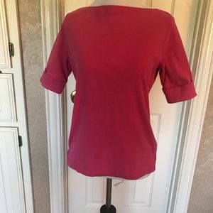 Boat neck T-shirt by Lauren